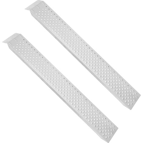 Fornorth Auffahrrampe 2 Stk. 162x25x6 cm 200kg (1/5)