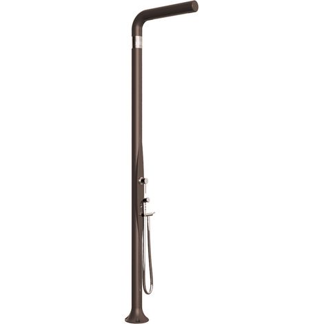 Doccia da Esterno Giardino Miscelatore e Doccetta Mobile Arkema Funny Yang Dove Grey