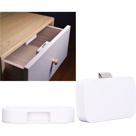Interrupteur de tiroir intelligent avec application Bluetooth pour téléphone et sécurité antivol pour la maison (1/5)