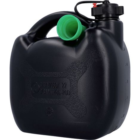 Cartrend Benzinkanister 5 Liter Kunststoff schwarz Reservekanister (1/3)