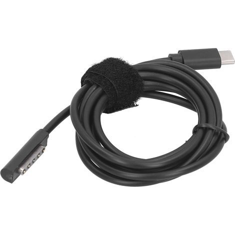 Câble de charge rapide, câble d'extension d'alimentation PD, prise d'alimentation CC, Surface Connect, USB-C, compatible PD, chargeur avec de multiples protections, conception portable et adaptée aux (1/2)