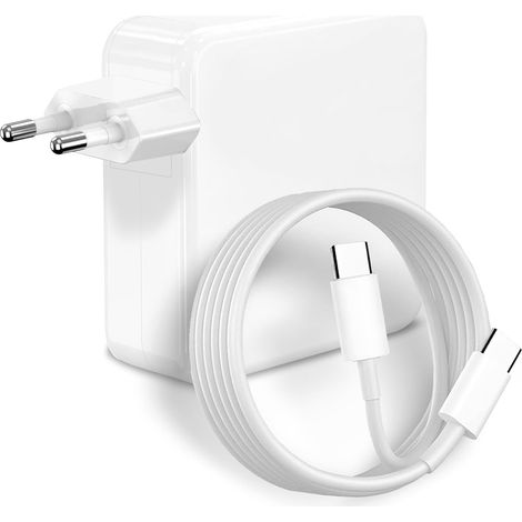 Chargeur USB C 100W Compatible avec MacBook Pro 16, 15, 14, 13 Pouces, Air 13 Pouces, iPad P ro 2021/2020/2019/2018 et Tous Les appareils USBC,Adaptateur d'alimentation C à C (1/5)