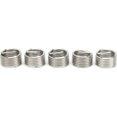 Lot de 5 inserts filetés pour filetage, douilles filetées, outil de réparation et de protection des trous de vis M22x2,5x1D