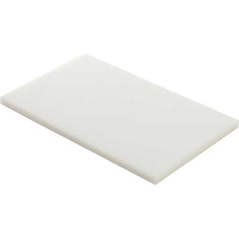 Planche à découper PEHD 500 Blanc 50x30x2 cm - Matériel CHR Pro