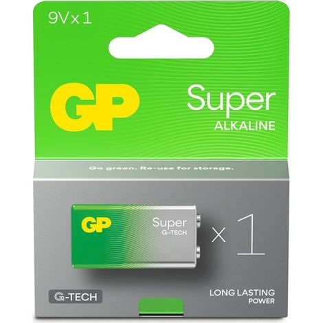 Batteria Super Alcalina 9V / 1604A / 6LF22 (1/2)