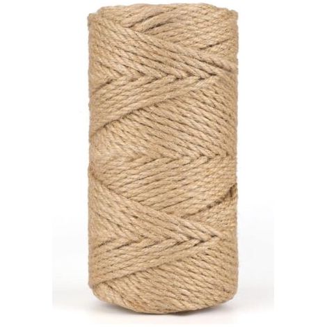 50M Corde de Jute 5MM Corde Chanvre Ficelle Corde Ficelles de Jardinage pour Le Camping,Décoration,Bricolage,Jardinage