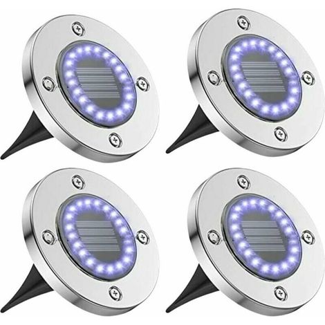 VURAHOME -Lampe Solaire Extérieur Spot Solaire Extérieur Lumière Solaire Extérieur Jardin Terrasse Pelouse Sol Eclairage Projecteur Jardin Escalier Balise Solaire éclairage Solaire Extérieur (1/5)