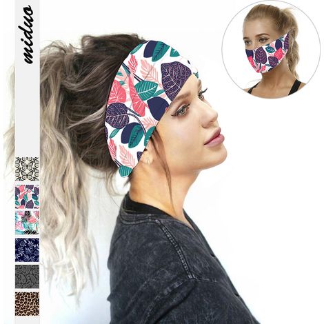 Bandeau sport femme yoga, serre-tête élastique anti-dérapant, bandeau anti-transpiration fitness, bandeau cheveux fille mode. (1/5)