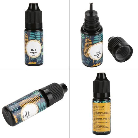 Résine époxy UV polymérisable, gel solaire transparent, colle pour la fabrication de bijoux DIY (10 g)