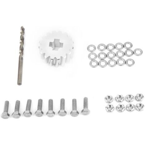 BUNTHAUS Kit de fixation pour support de roue de secours, robuste, fiable et stable, format compact, pratique et durable, en métal, pour Ford Galaxy et Seat Sharan. (1/5)