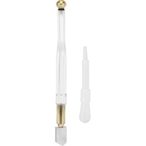 3mm Coupe-Verre à Huile YG6 Carbure Cémenté Manche PC Transparent Outil de Découpe (1/5)