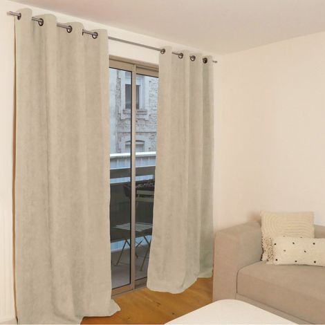 ASTON - Rideau Thermique Jacquard 140x250 cm (1/3)