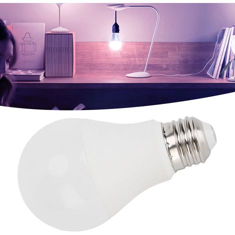 Ampoule connectée WiFi 28006200K, intensité variable, commande vocale Alexa, RGB + blanc froid/blanc chaud 10W, culot E27, minuterie à distance, motif graffiti (1/5)