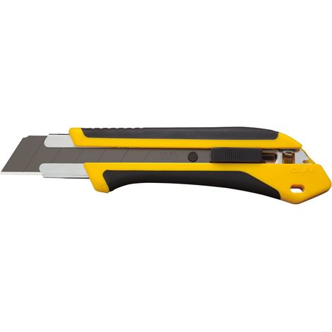 OLFA Cutter mit rutschfestem Griff und 25 mm Klinge, automatische Verriegelung. (1/5)