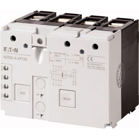 Bloc différentiel NZM2 30mA 4P EATON NZM2-4-XFI30