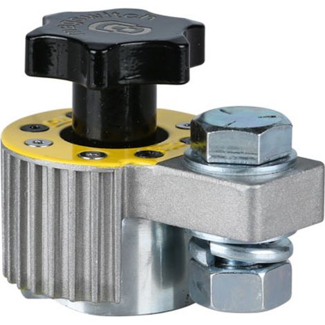 ELMAG MAGSWITCH Magnet-Polklemme 300 A., ON/OFF schaltbar, lxbxh 104x67x155mm, Haltekraft 40 kg (1/5)