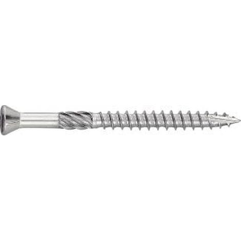 400 Vis pour Terrasse Tête Fraisée Réduite Six Lobes Simple Filet 5 x 50 mm - Inox A2 - D-Work
