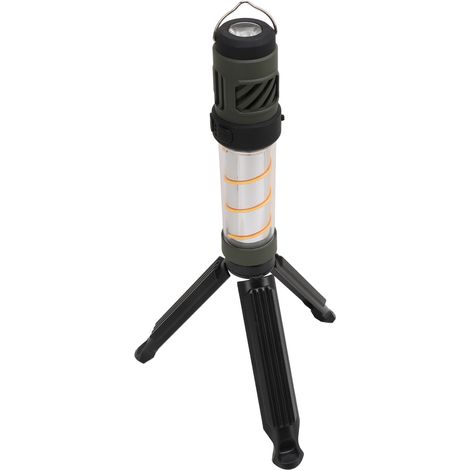 Lampe Camping Rechargeable 3000mAh Étanche IPX4 Trépied Aimanté 5 Modes Lumière Blanche Chaude pour Extérieur Randonnée (1/4)
