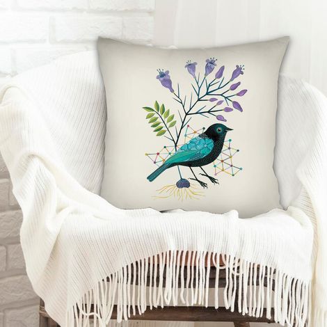 Housse de coussin décorative à la mode pour la maison incolore pour Noël, anniversaire, ou toute occasion