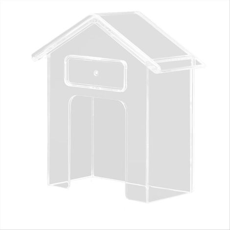 Housse imperméable pour sonnette vidéo, protection transparente anti-pluie extérieure, cache étanche universel, abri contre les intempéries pour visiophone, housse résistante aux UV et aux chocs (1/5)