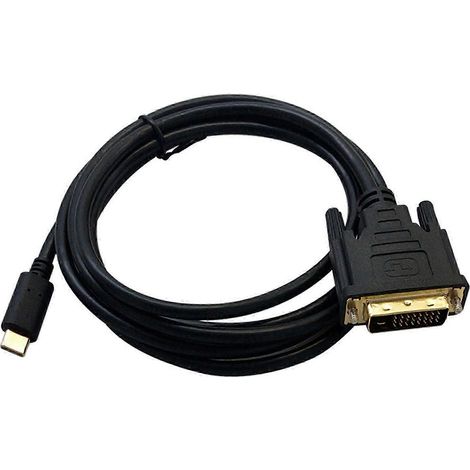 Câble USB Type-C vers DVI, adaptateur USB Type-C vers DVI 24+1, 4K 30 Hz (1,8 m) pour 3 modèles Pro 2017/2016 (1/5)