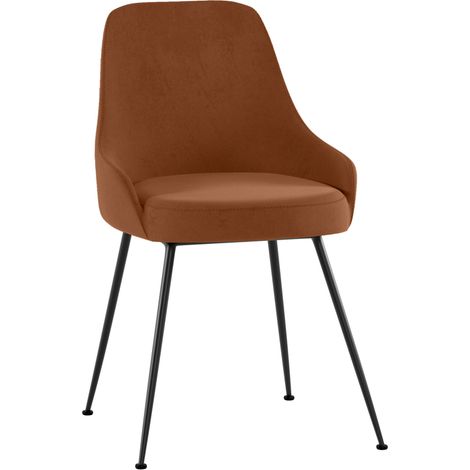 4x Stuhl aus Mikrofaser - Nandy - 48,5cm x 49,5cm x 80cm (1/5)