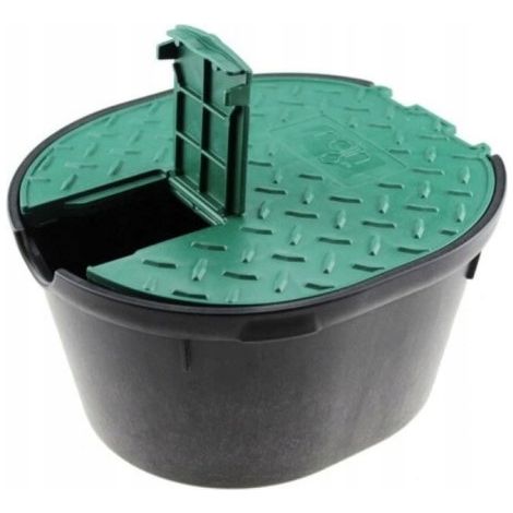 Pozo de captación de agua con válvula de 3/4, lluvia (1/5)