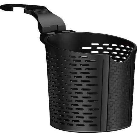 Auto-Becherhalter, Flaschen- und Dosenhalter, universeller hängender Auto-Becherhalter für Getränke, Thermoskannen, Kaffee, Flaschen, Mini-Mülleimer, 8,5 cm Durchmesser (Schwarz), 2 Stück (1/3)