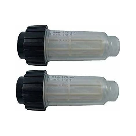 Kit de filtro de agua con inserto filtrante (5.731-050.0) para todas las hidrolimpiadoras Karcher con conexión de agua de 3/4", compatible con las hidrolimpiadoras 4.730-059.0-Fei Yu (1/4)