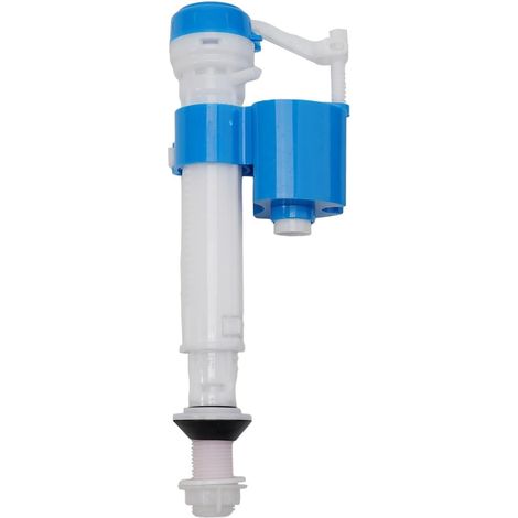 G1 2 Vanne de remplissage pour réservoir de toilettes, hauteur réglable de 21,1 à 32 cm, niveau d'eau d'entrée, plastique silencieux pour réservoir de salle de bain (1/5)