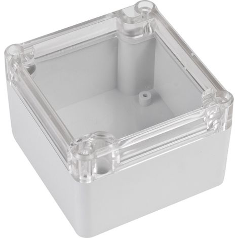 TRU COMPONENTS TC-7910748 Universal-Gehäuse 82 x 80 x 55 ABS-PC Grau 1 St. (1/2)
