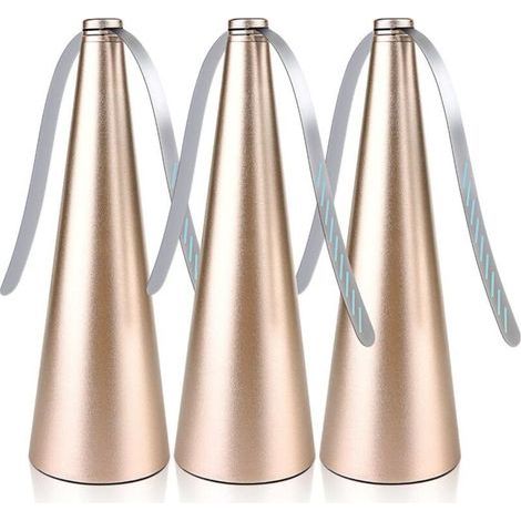 PCS Fly Fan for Table Picnic Gold Fly Fan Outdoor Food Fruit Fans for Indoor Outside Meal Table Fly Fan for Restaurant Home Party (1/5)