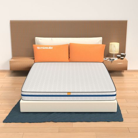 Materasso Matrimoniale 170x190, altezza 22 cm - Memory Foam, Antiacaro, Anallergico Easy