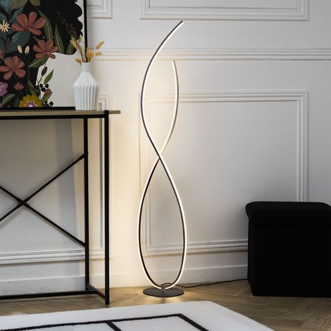 Lampe - HOME DECO FACTORY - Design - Spirale - Noir (1/5)