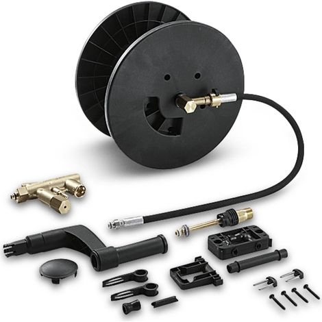 Kärcher – Kit d’adaptation tambour-enrouleur 21100080 – Accessoire pour nettoyeur haute pression – Longueur optimisée pour rangement efficace