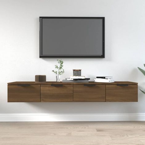 Wall Cabinets 2 pcs Brown Oak 68x30x20 cm Engineered Wood vidaXL (1/5)