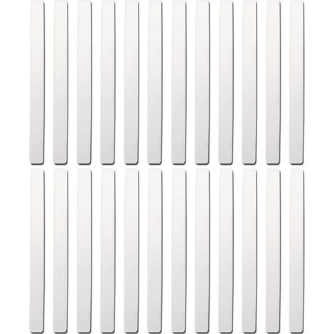 CCYKXA Packung mit 120 transparenten Acryl-Pflanzenetiketten für Topfpflanzen – 12 cm x 1 cm (1/5)
