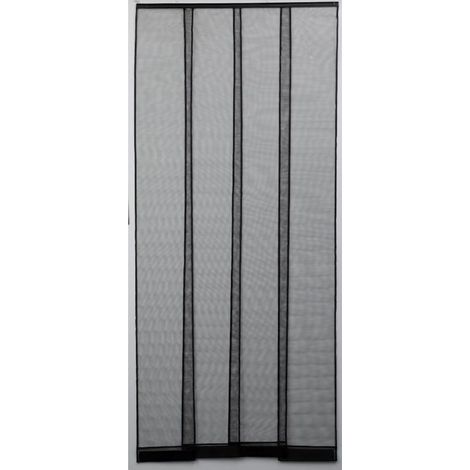 Mosquitera esencial con cierre magnético 100x230cm negro - Esencial (1/5)