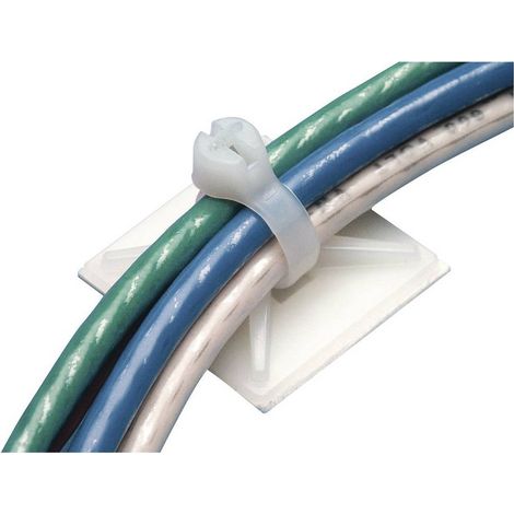 LAPP SCHRAUB-/ KLEBESOCKEL 28X28 NA Basetta per fascette 61718614 100 pz.