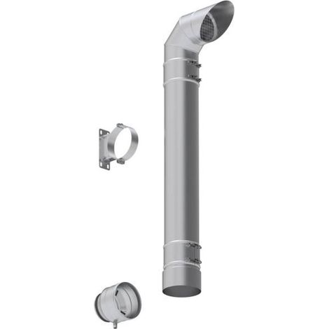 Zehnder Fassadensystem ComfoVent 2, 180mm unter Erdgleiche, zum Anschluss an DN160
