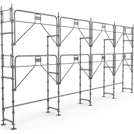 Ponteggio 78m² - Struttura sola - Versione Parapetto - DUO78GC-S (1/5)