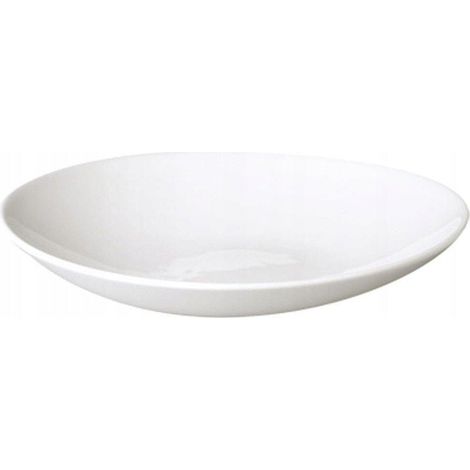 Rak Buffet flache Servierplatte weiße 46 cm Porzellan