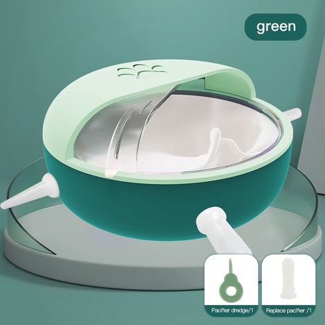 Vert Mangeoire for Chiots en Silicone, Bol à Lait pour Animal (1/5)
