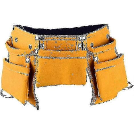 Ceinture porte-outils multipoches pour enfants, ceinture porte-outils en cuir pour enfants, outil de construction (1/5)