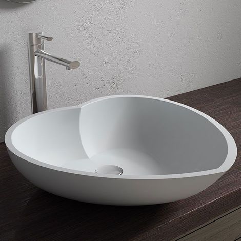 Vasque coeur en solid surface SDV17 (1/5)
