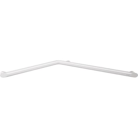 Delabie Handlauf 2-Wände Be-Line D35 695x695 Aluminium weiß