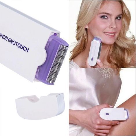 Rasoir électrique Beauty SatinShave Essential pour femmes, utilisation sur peau sèche ou humide, pour les jambes, sans fil, blanc C1124-36-AquaForge (1/4)