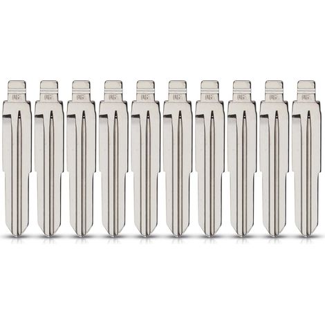 Lot de 10 pièces vierges de construction en métal pour clés de voiture TOY38R - Installation facile (1/5)