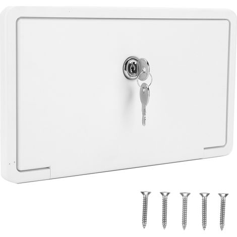 Trap Door - 231x118mm - Waterproof External Access Panel with Lock - For RV Camper Boat Trailer Storage Box (1/5)