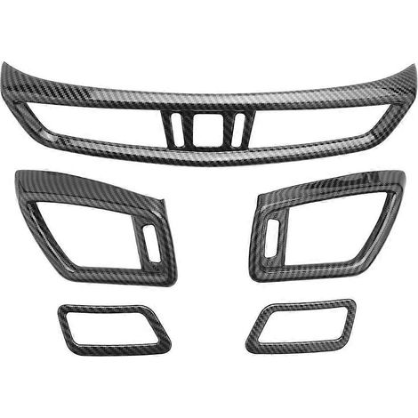 Satz mit 5 Lüftungsgitterabdeckungen aus Kohlefaser für die vordere Mittelkonsole des T32 Rogue J11 (2014–2020) (1/5)